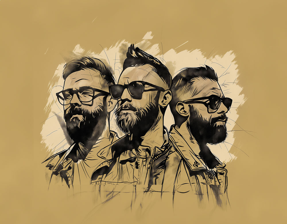 KI generiertes Bild der Humain Art Künstler