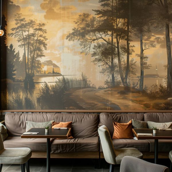 KI generiertes Bild zum Thema Kunst als Beispiel für Tapete