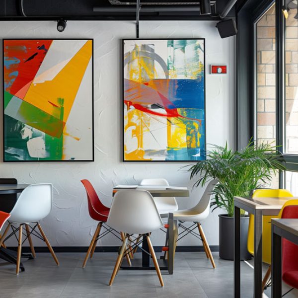 KI generiertes Bild zum Thema Kunst als Beispiel für Bild mit Rahmen