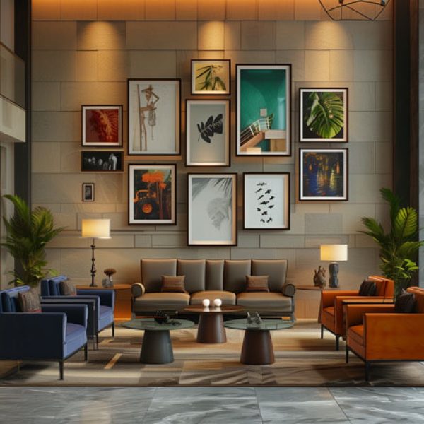 KI generiertes Bild zum Thema Kunst als Beispiel für Bild mit Rahmen